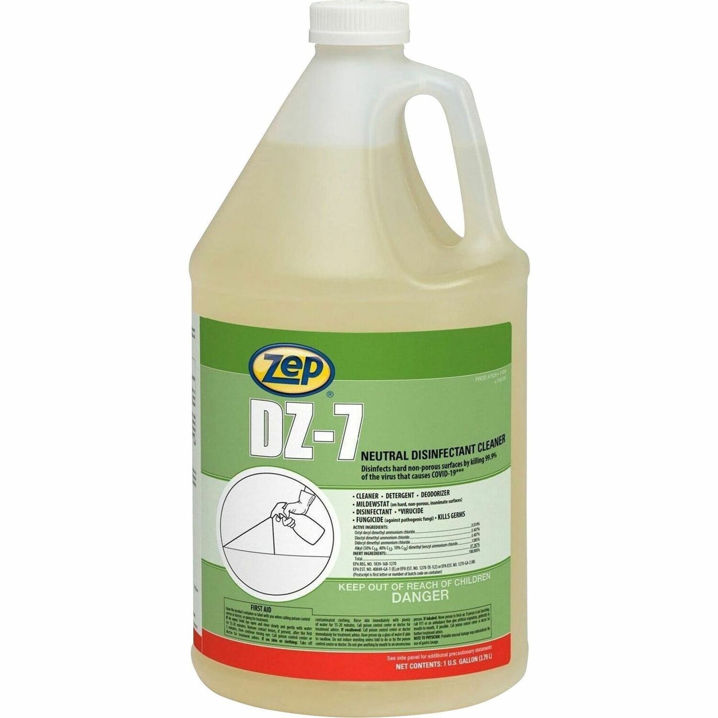 Zep Commercial DZ-7 Neutral Disinfectant Cleaner (752023)