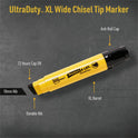 Avery UltraDuty Markers, XL Wide Tip, 1 Black Marker (29865)