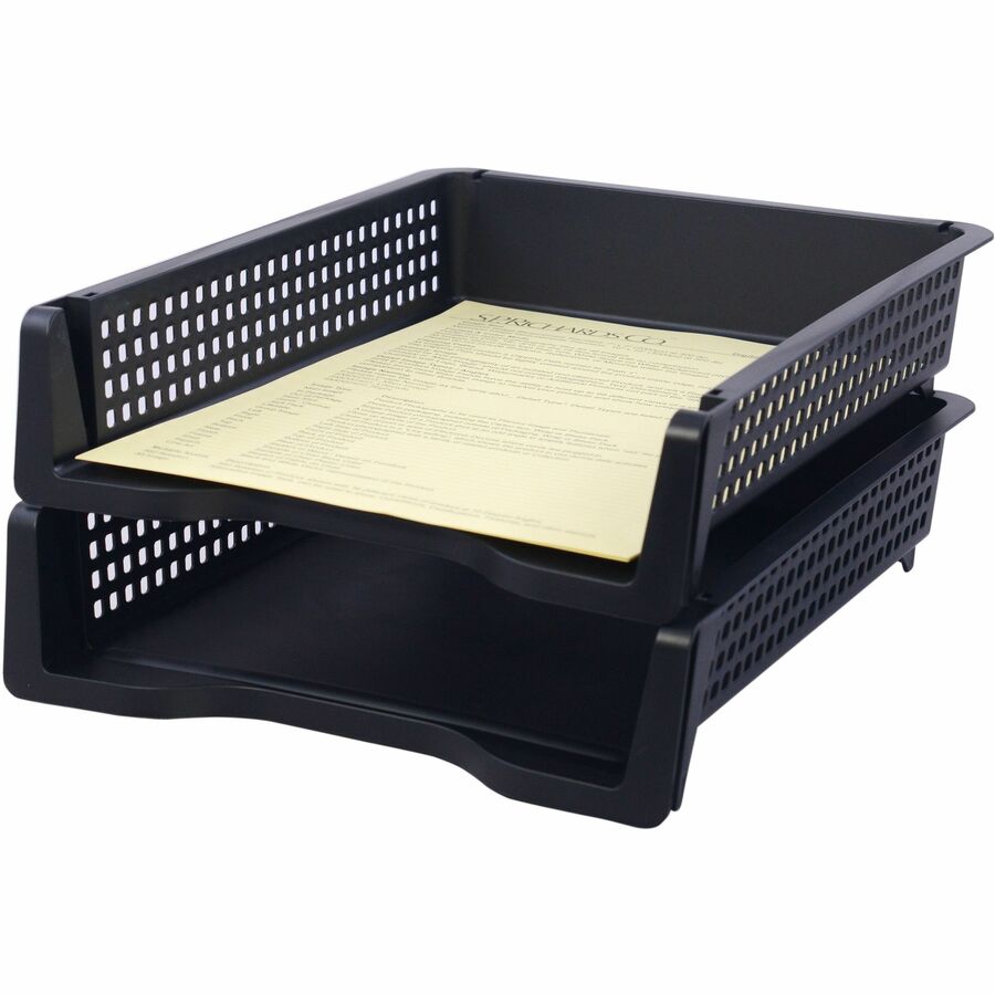 Business Source Stackable Letter Tray (42571)