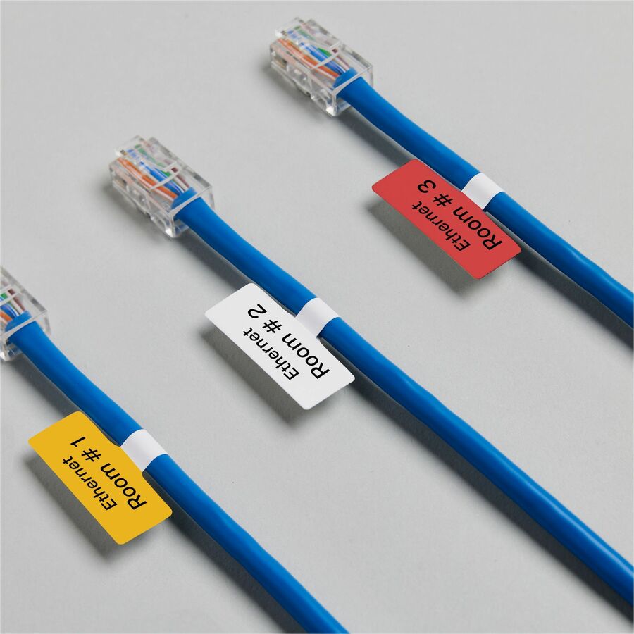 Avery Cable Labels, T-Style, 1.25" x 2" , 300 Total (61539)