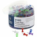 Business Source 1/2" Head Pushpins (81003)
