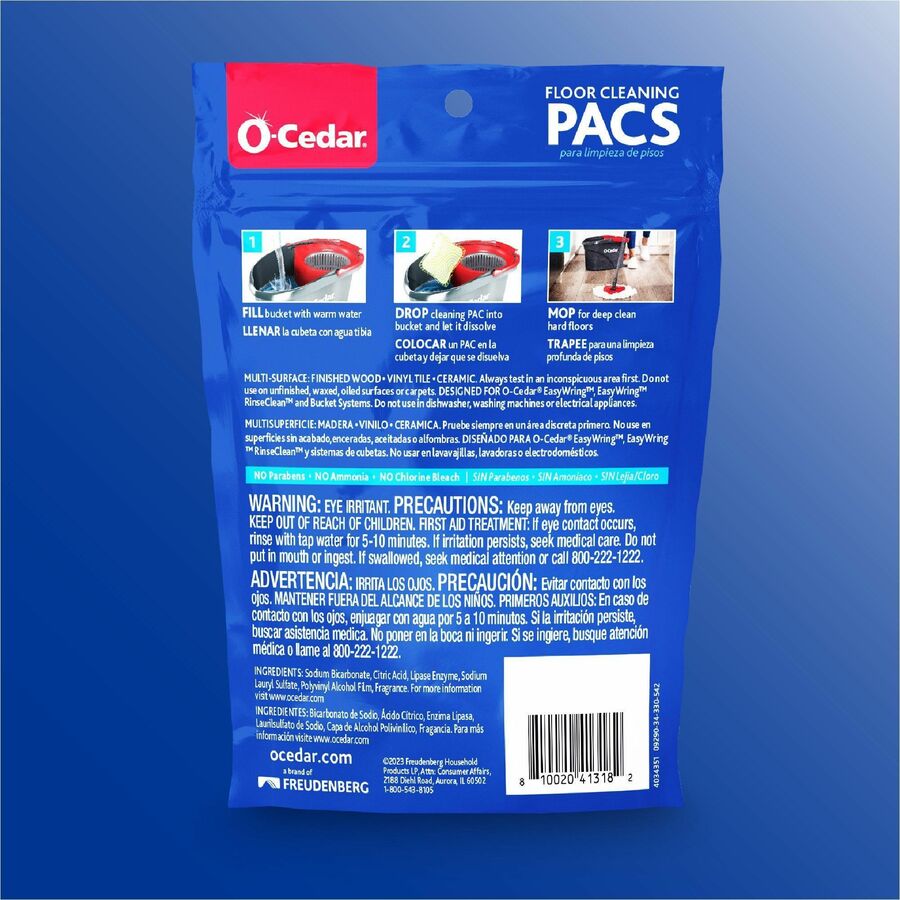 O-Cedar PACS Hard Floor Cleaner (172400)