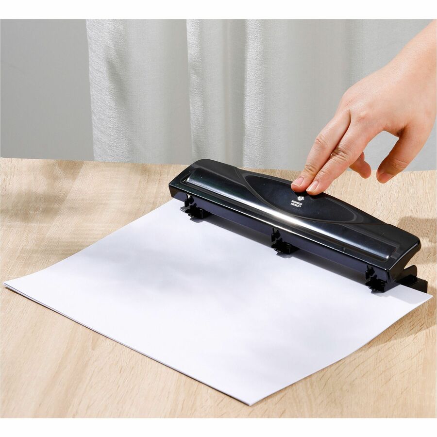 Business Source Nonadjustable 3-Hole Punch (65655)