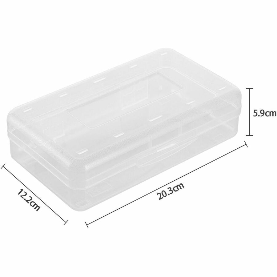 Business Source Carrying Case Pencil, Writing Utensils, Supplies - Clear (49272)