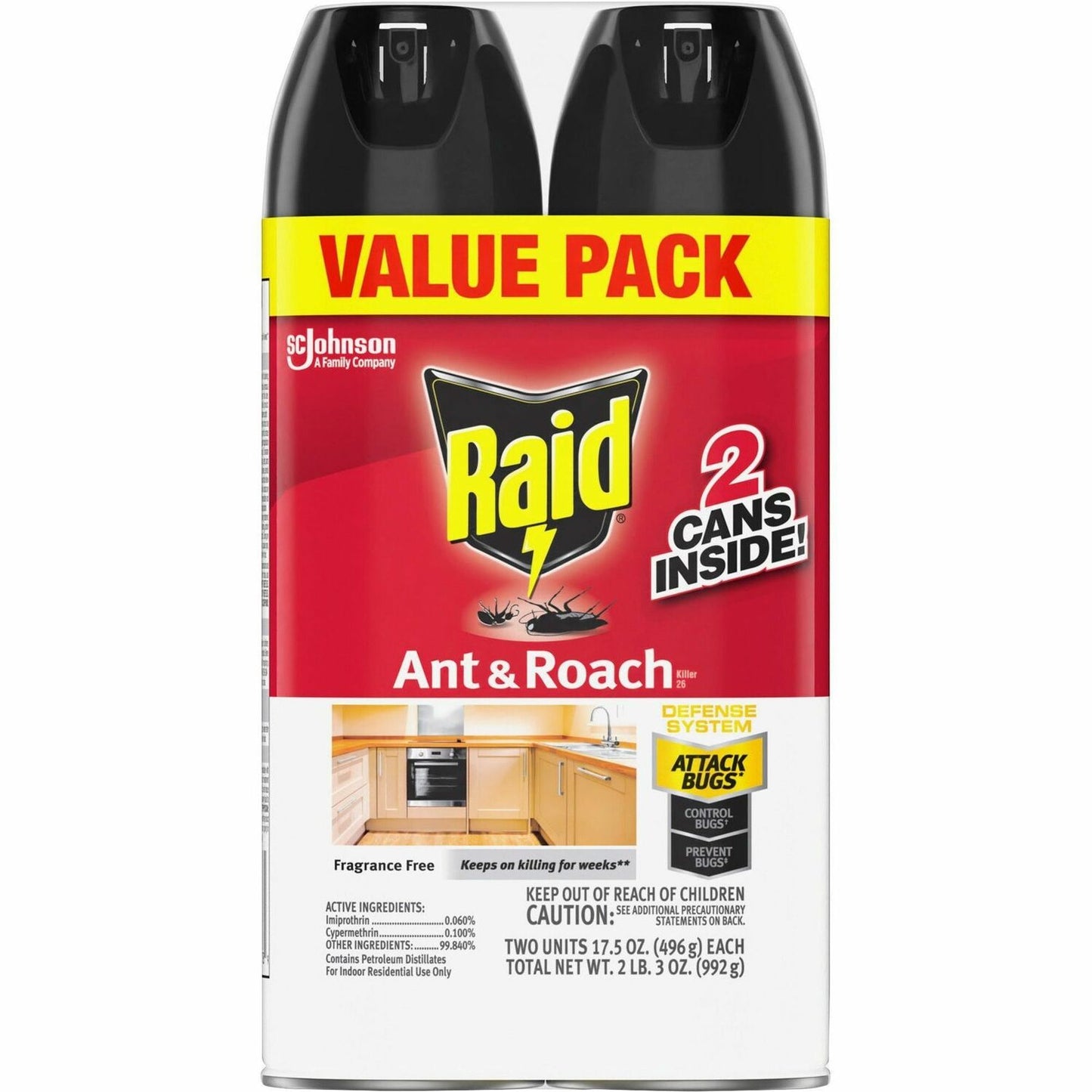 Raid Ant & Roach Killer Spray (370913)