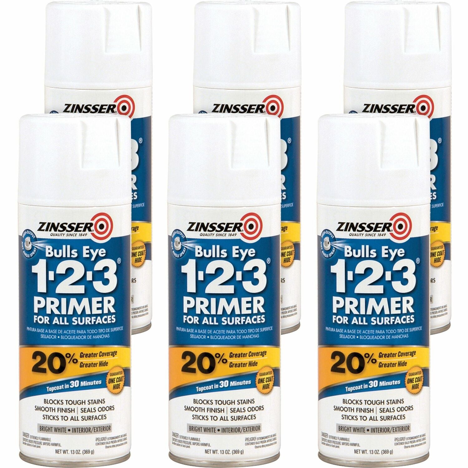 Rust-Oleum Bulls Eye 1-2-3 Water-Based Primer (2008CT)