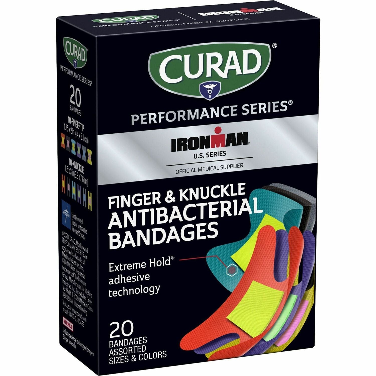 Curad Finger/Knuckle Antibacterial Bandage (CURIM5021V1)