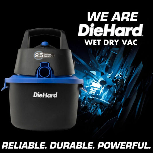 DieHard 2.5-Gallon 2.5 HP Wet/Dry Vacuum (DH7000201)