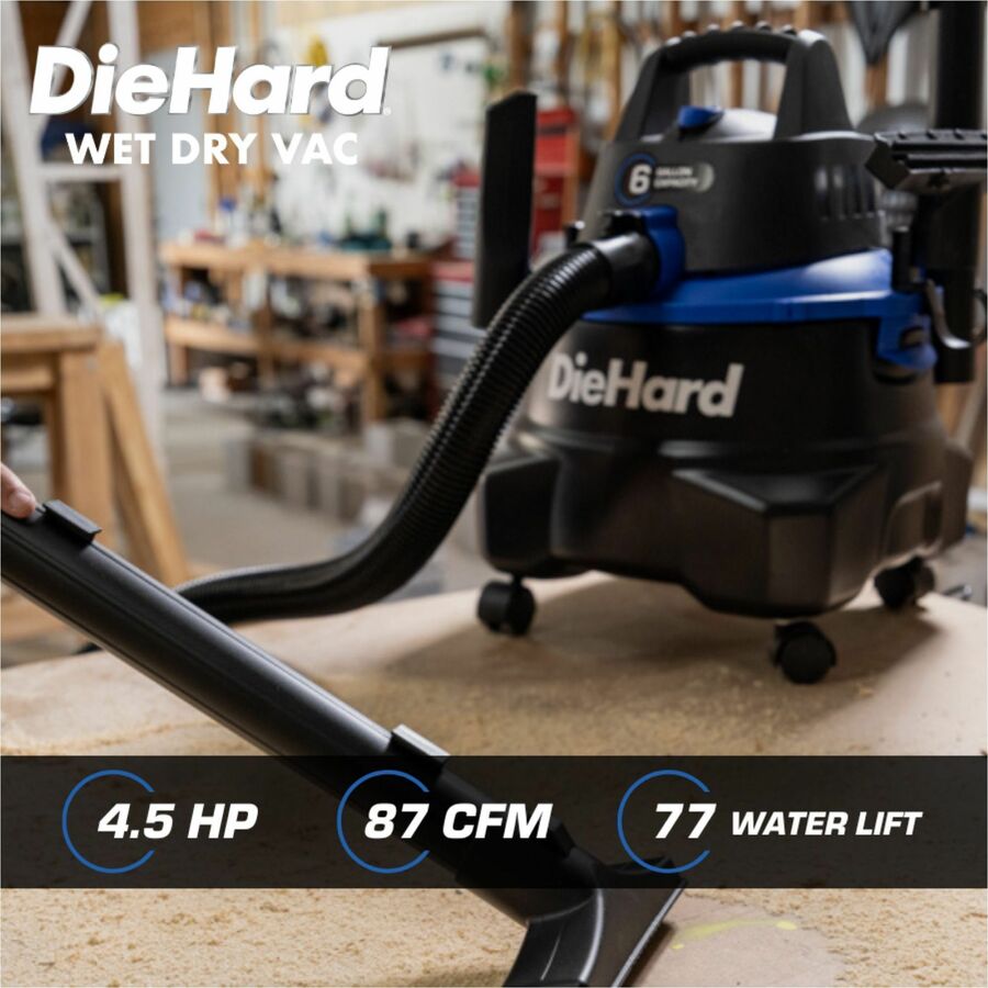 DieHard 6-Gallon 4.5 HP Wet/Dry Vacuum (DH7000801)