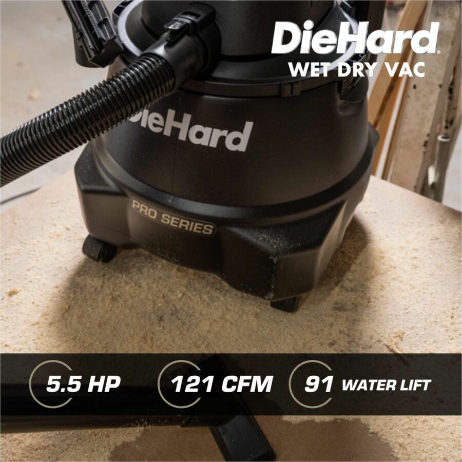 DieHard 9-Gallon 5.5 HP Pro Wet/Dry Vacuum (DH7000501)