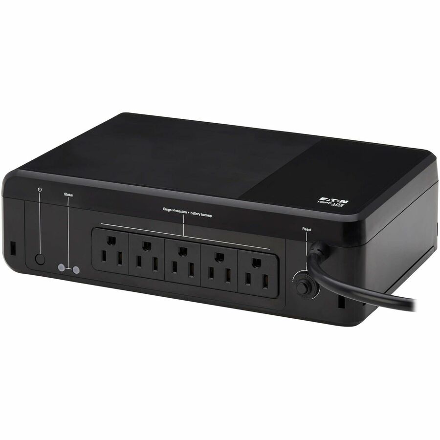 Eaton Tripp Lite Series 600VA 300W 120V Standby UPS - 4 NEMA 5-15R Outlets (Surge + Battery Backup), 5-15P Plug, Desktop (BC600R)