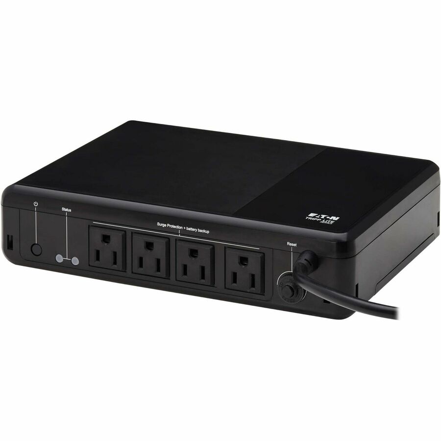 Eaton Tripp Lite Series 600VA 300W 120V Standby UPS - 4 NEMA 5-15R Outlets (Surge + Battery Backup), 5-15P Plug, Desktop (BC600R)