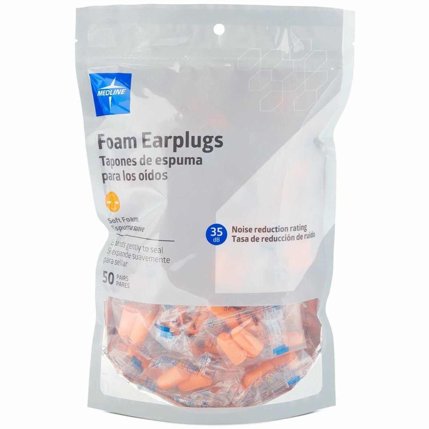 Medline High-fidelity Foam Earplugs (MDSEARPLUGCT)