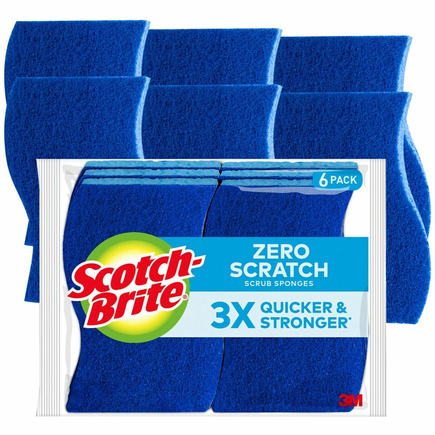 Scotch-Brite Zero Scratch Non-Scratch Scrub Sponges (5266CT)