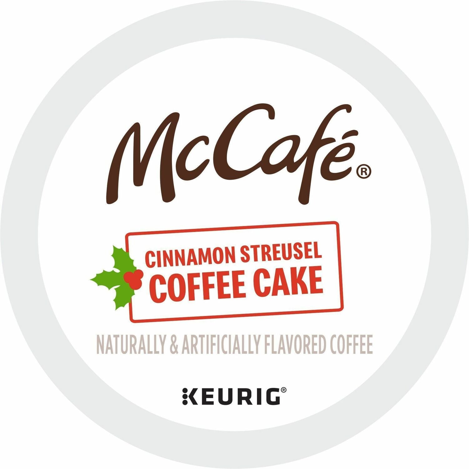 McCafe K-Cup Cinnamon Streusel Cake Coffee (9190)