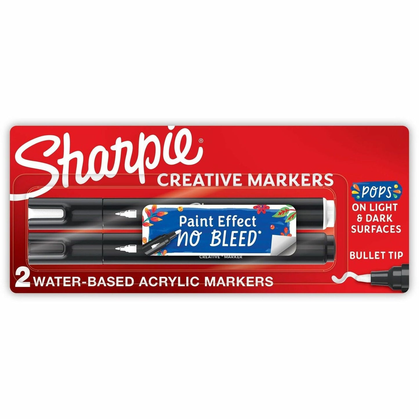 Sharpie Creative Markers, Water-Based Acrylic Markers, Bullet Tip (2196906)