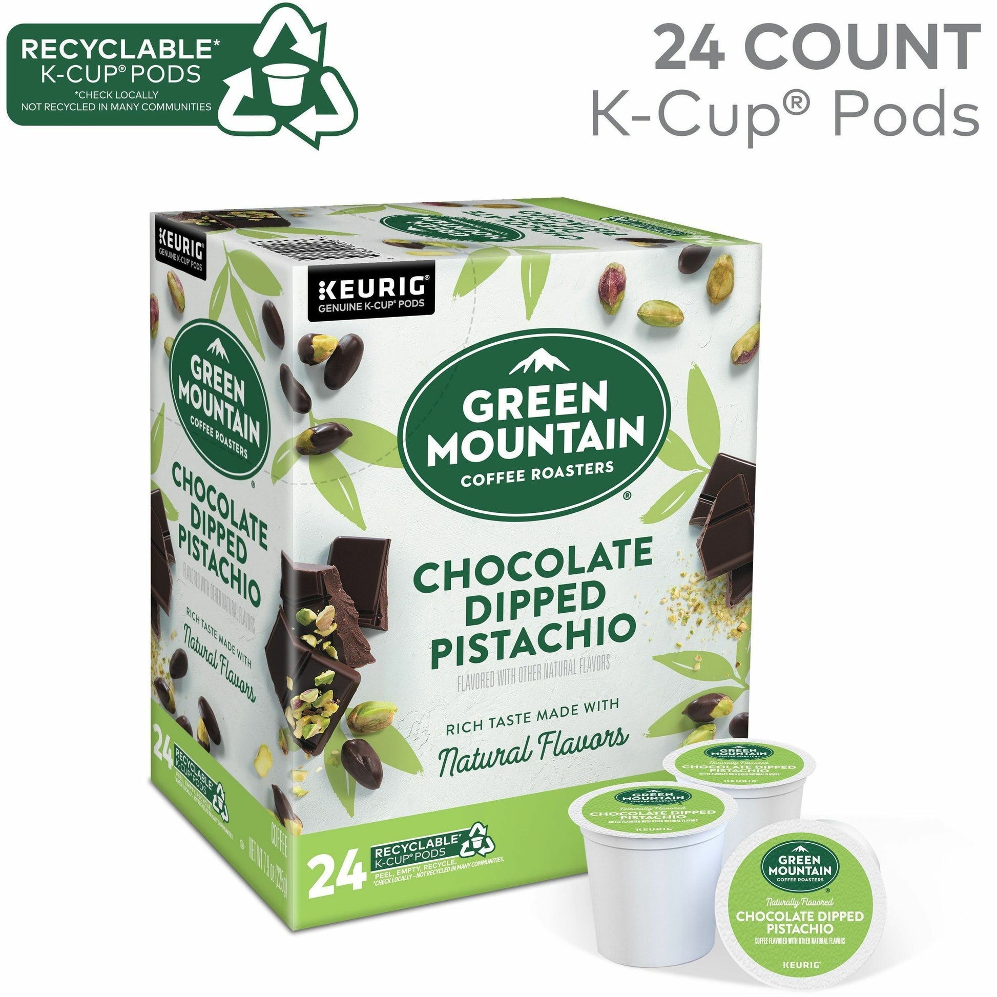  K-Cup Chocolate Dipped Pistachio Coffee (0158)