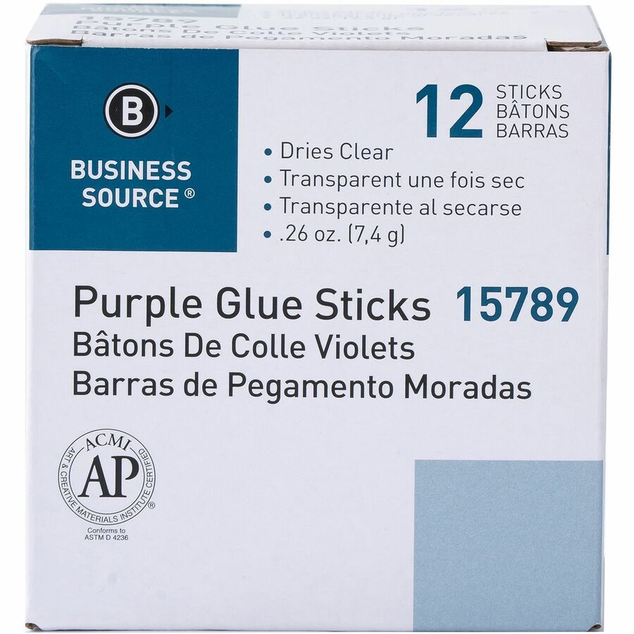 Business Source Bulk Purple Glue Sticks (15789)