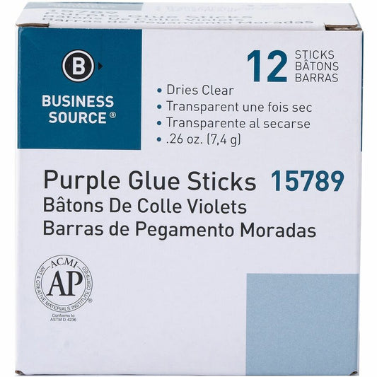 Business Source Bulk Purple Glue Sticks (15789)