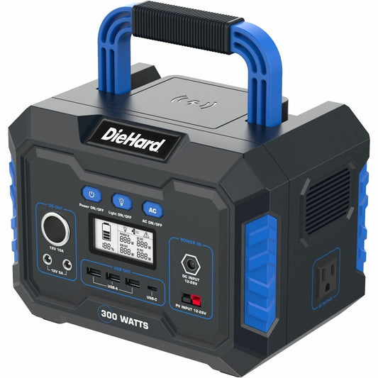 DieHard 300-Watt Lithium-ion Portable Power Station/Solar Generator (DH2000101)