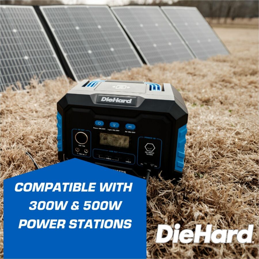 DieHard 120-Watt Solar Panel for Portable Power Station (DH2000501)