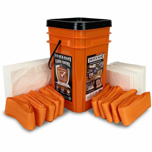 Quick Dam Compact Square Grab & Go Bucket Kits (WUGGV)