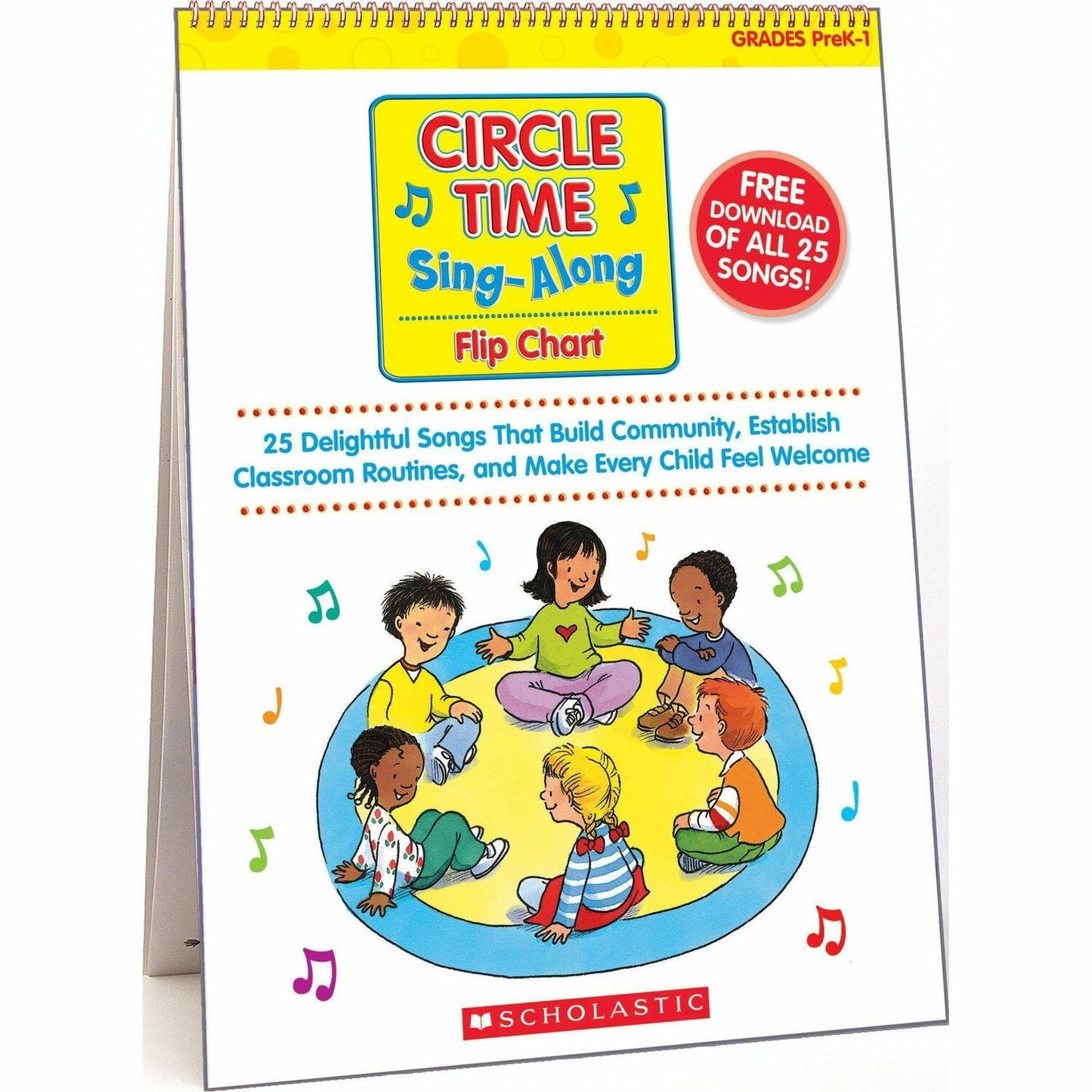 Scholastic Circle Time Sing-Along Flip Chart (043965241)