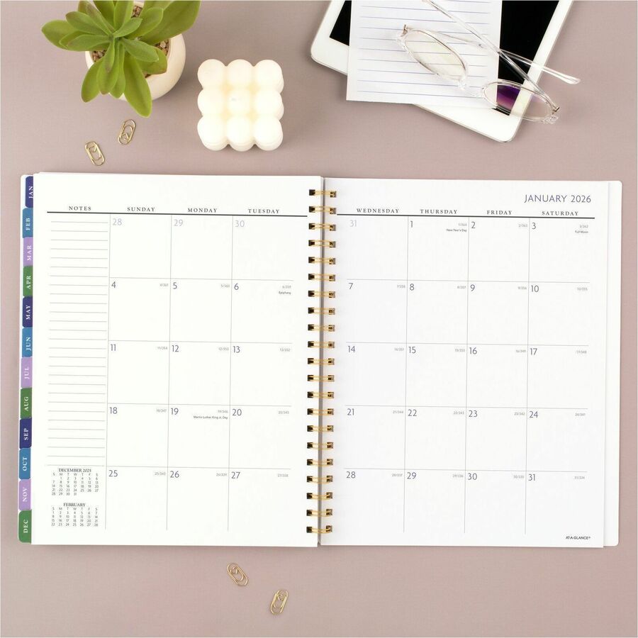 At-A-Glance Badge Floral Weekly/Monthly Planner (1722F905)