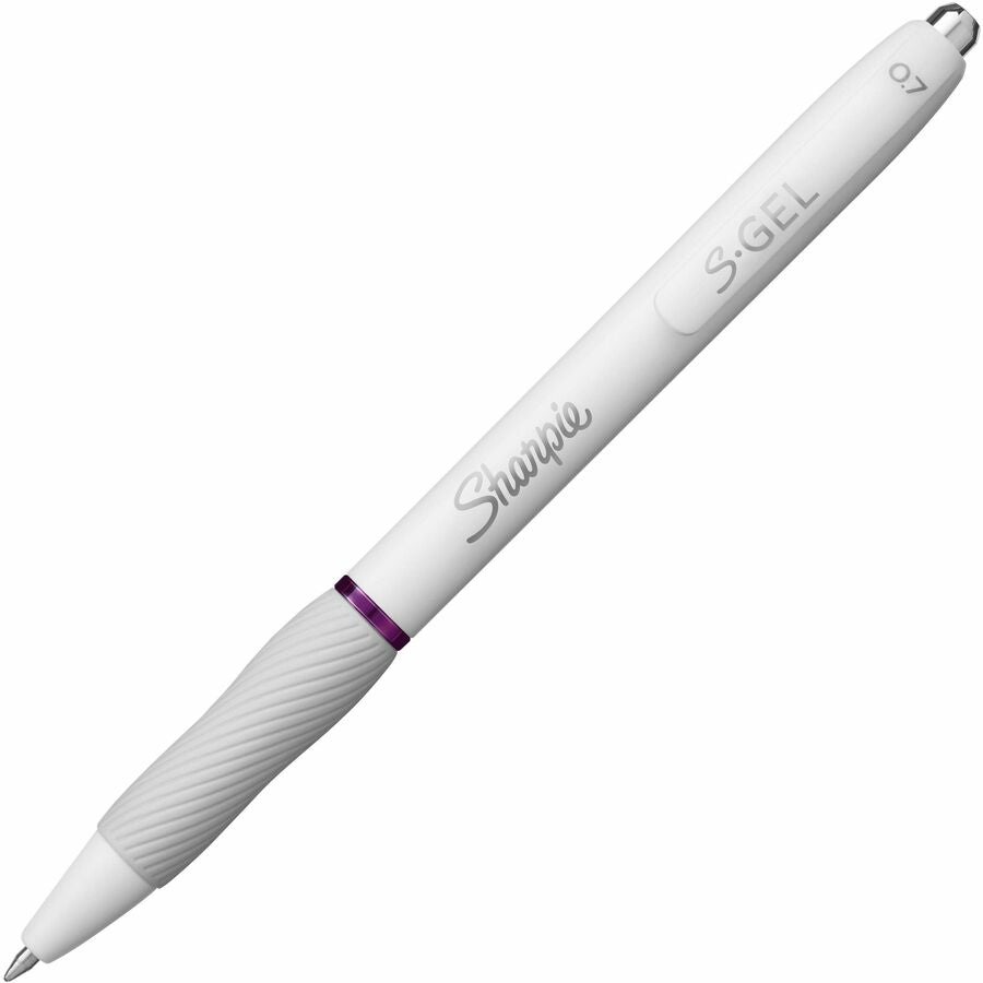 Sharpie S-Gel, White Fashion Barrel, Medium Point (0.7mm) (2206098)