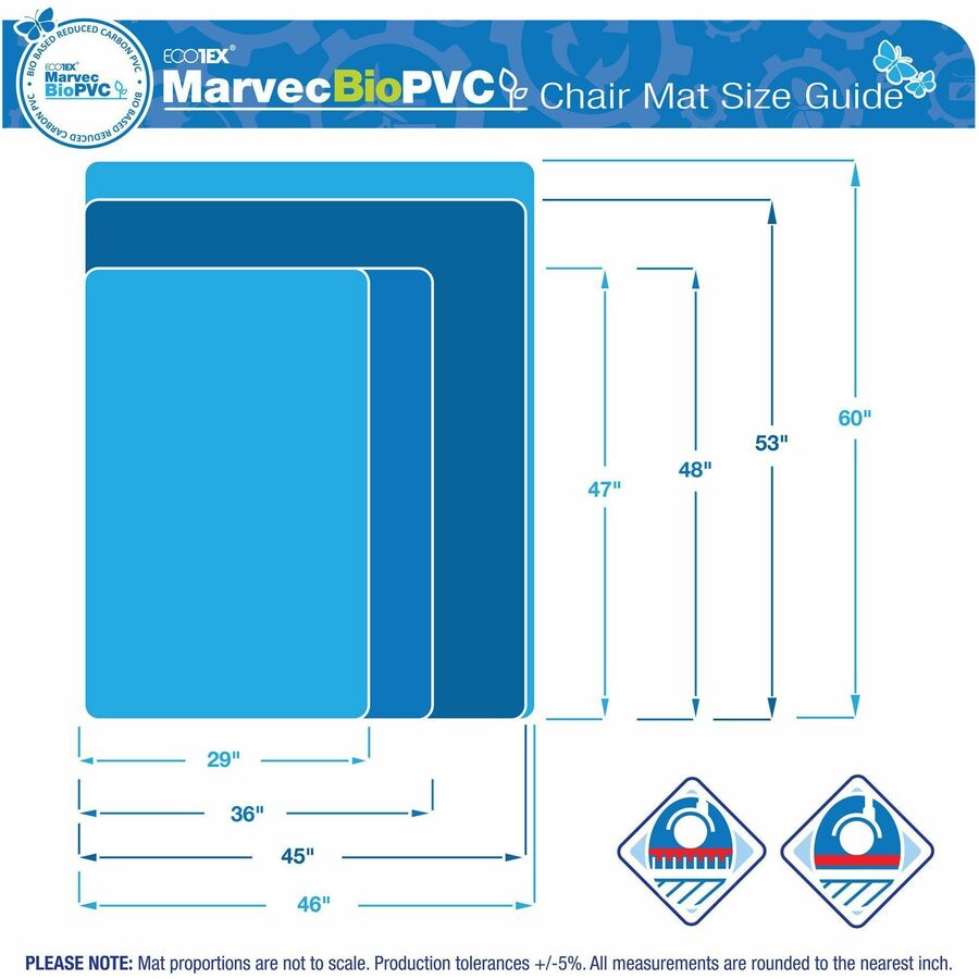 Ecotex Marvec BioPVC Chairmat (NCCMFLFG0002)