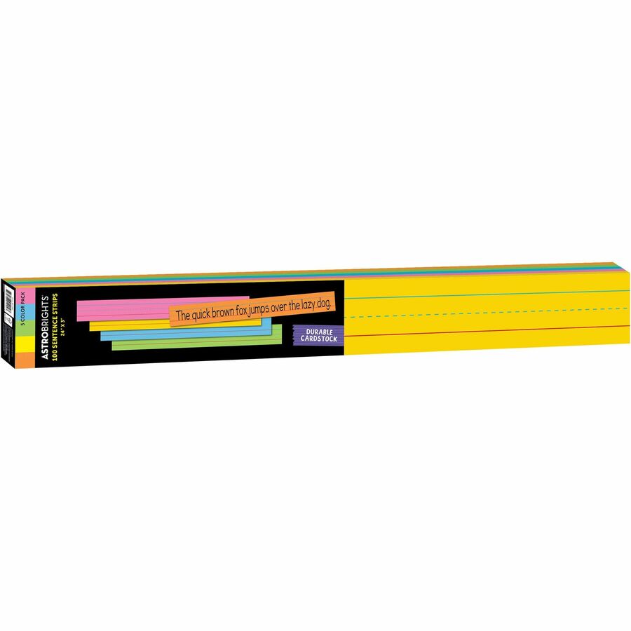 Astrobrights Ruled Handwriting Strips (91992)