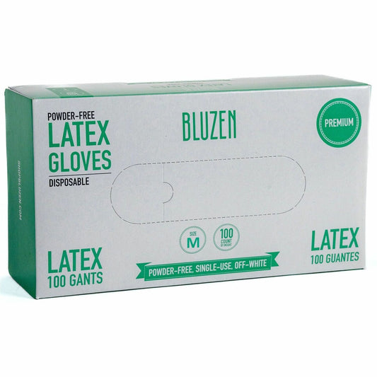 BLUZEN Powder-Free Latex Gloves (LAT101MCT)