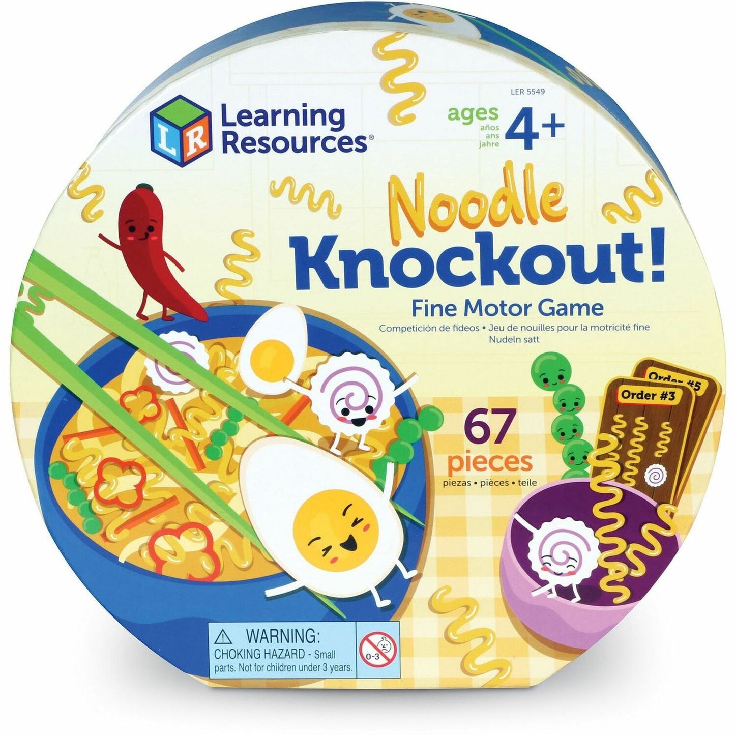 Learning Resources Noodle Knockout Fine Motor Game (LER5549)
