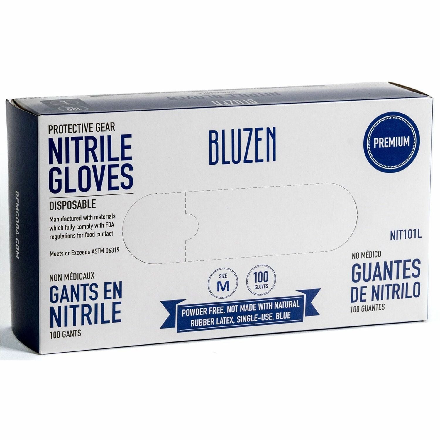 BLUZEN Disposable Nitrile Gloves (NIT101MCT)