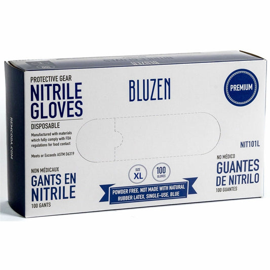 BLUZEN Disposable Nitrile Gloves (NIT101XLCT)