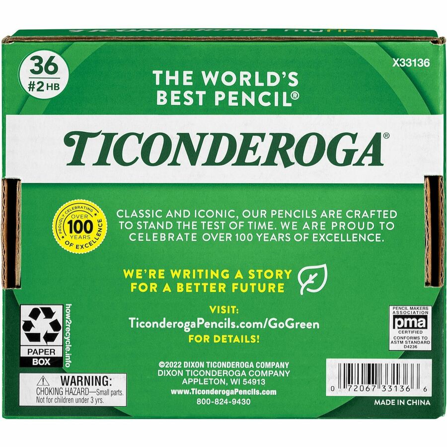 Ticonderoga My First Pencil w/Eraser (X33136)