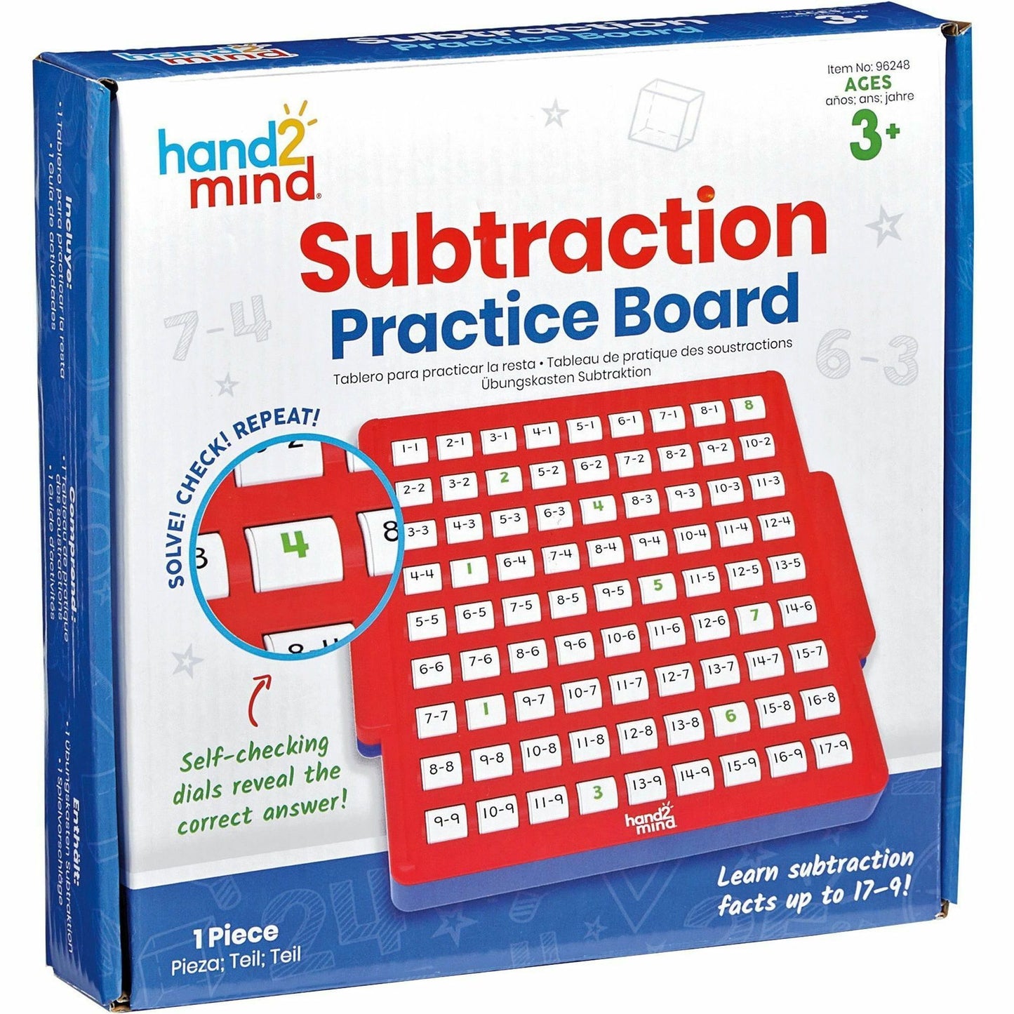 Learning Resources Subtraction Skills Practice Board (96248)