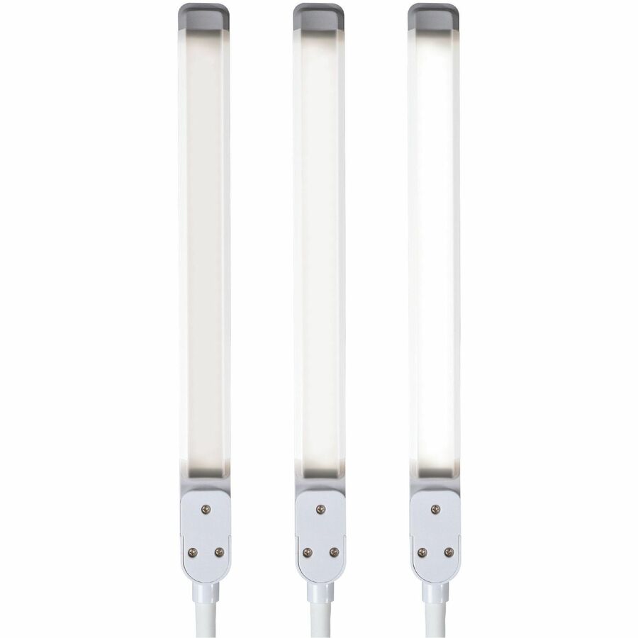 OttLite Swivel LED Desk Lamp with USB Charging and Stand (CSN0800W)