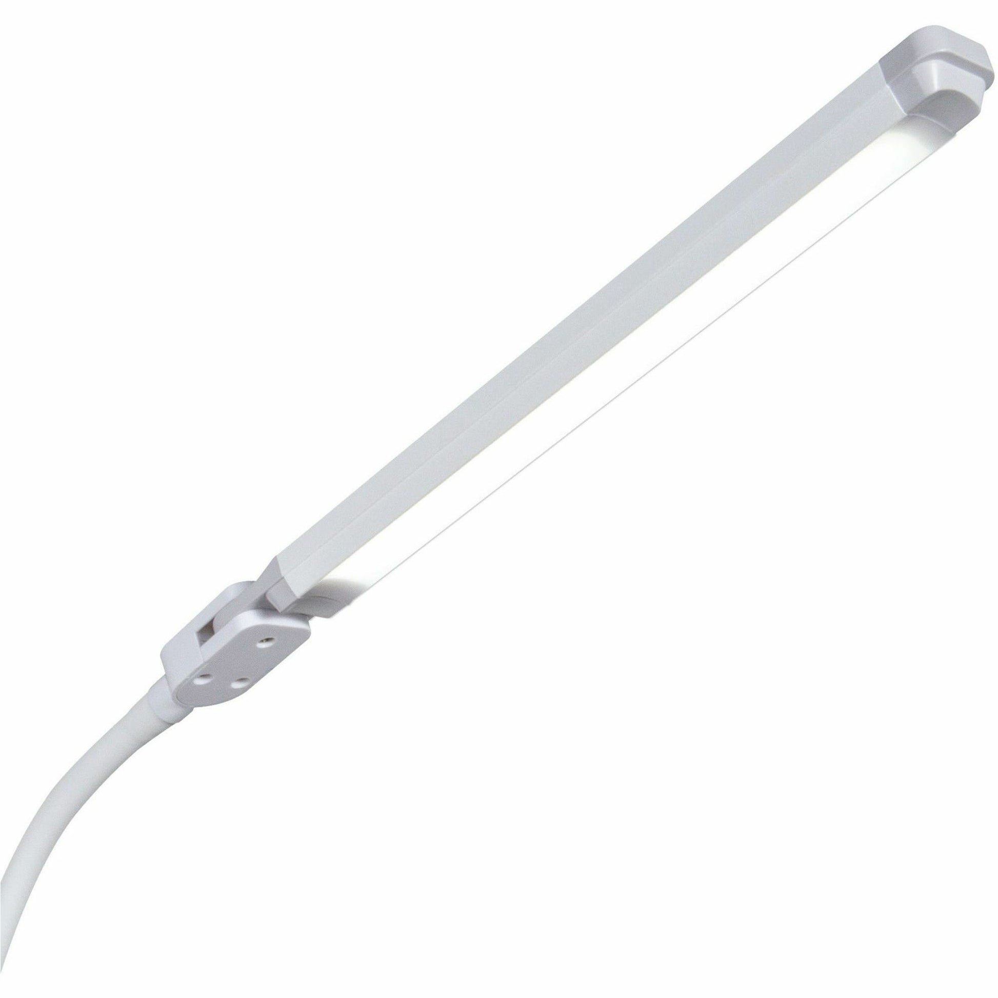 OttLite Swivel LED Desk Lamp with USB Charging and Stand (CSN0800W)