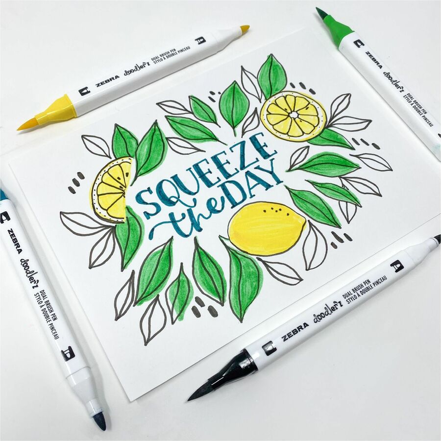 Zebra Pen Doodler'z Dual Brush Pen (61002)