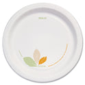 SOLO Bare Eco-Forward Paper Dinnerware Perfect Pak, ProPlanet Seal, Plate, 8.5" dia, Green/Tan, 125/Pack, 2 Packs/Carton (OFMP9RJ7234)