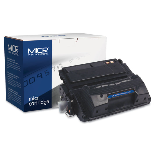 MICR Print Solutions Compatible Q5942X(M) (42XM) High-Yield MICR Toner, 20,000 Page-Yield, Black