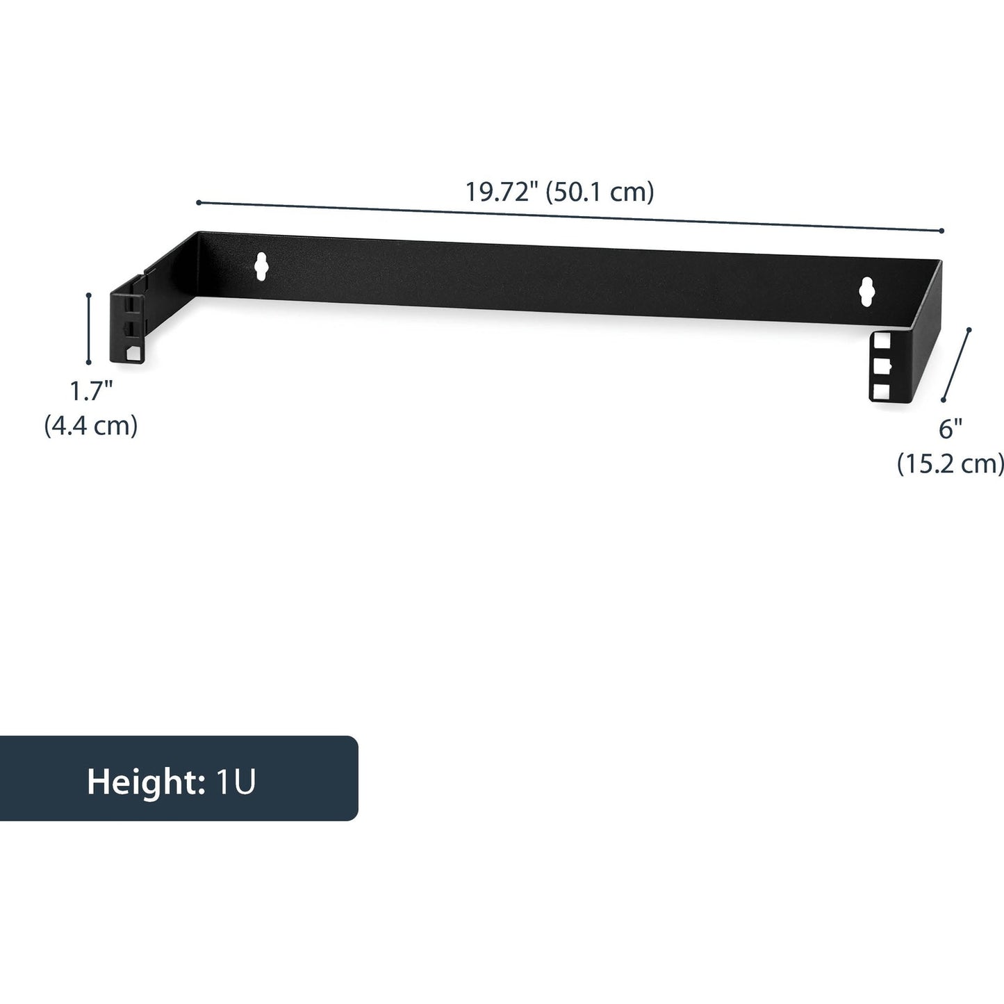 StarTech 1u 19in Hinged Wall Mounting Bracket (WALLMOUNTH1)