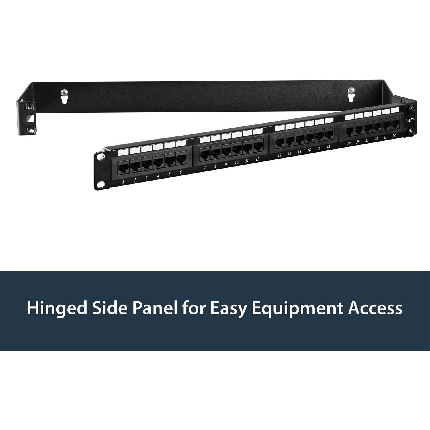 StarTech 1u 19in Hinged Wall Mounting Bracket (WALLMOUNTH1)