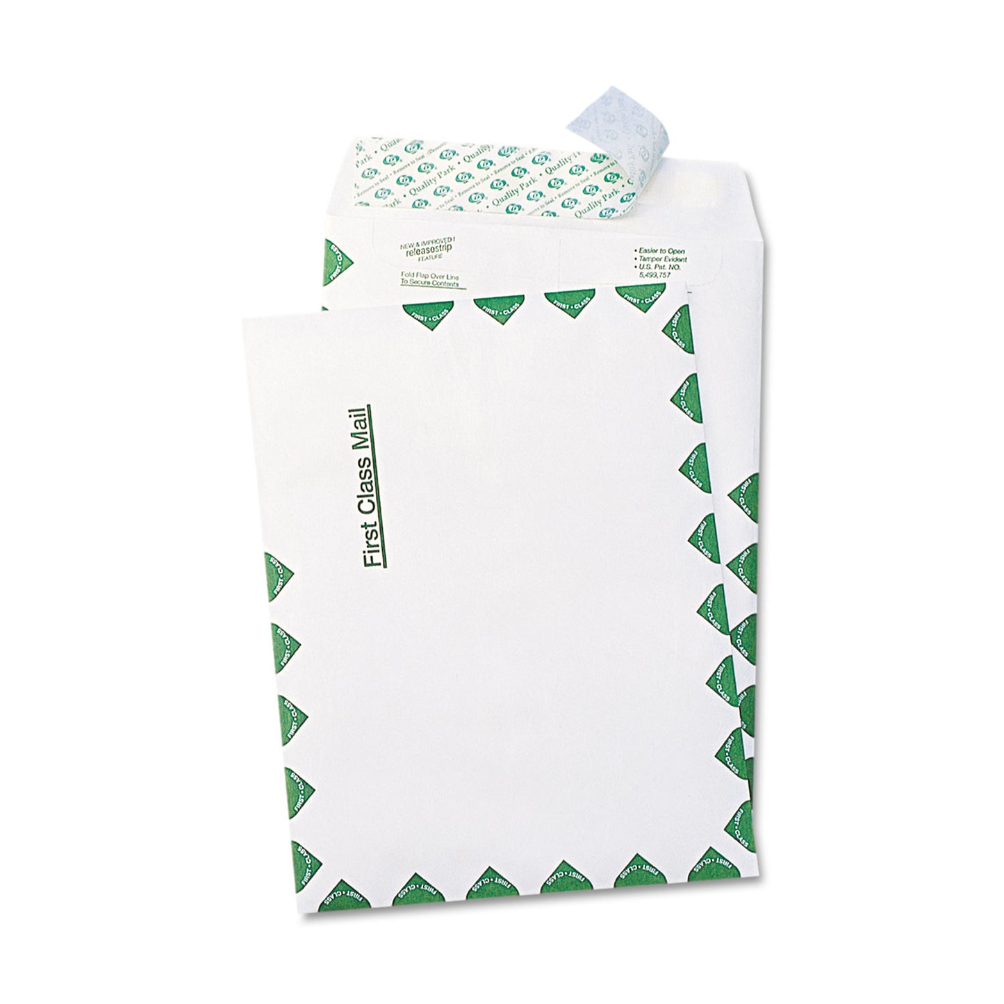 Survivor Lightweight 14 lb Tyvek Catalog Mailers, First Class, #6 1/2, Square Flap, Redi-Strip Adhesive Closure, 6 x 9, White, 100/Box (R1330)