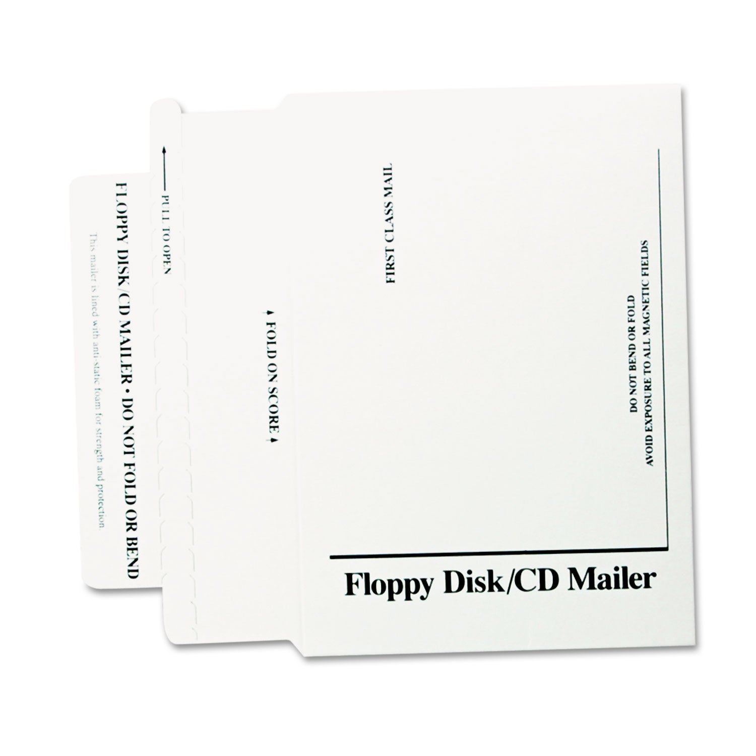 Quality Park Disk/CD Foam-Lined Mailers for CDs/DVDs, Square Flap, Redi-Strip Adhesive Closure, 8.5 x 6, White, 25/Box (E7265)