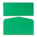 Quality Park Colored Envelope, #10, Commercial Flap, Gummed Closure, 4.13 x 9.5, Green, 25/Pack (11135)