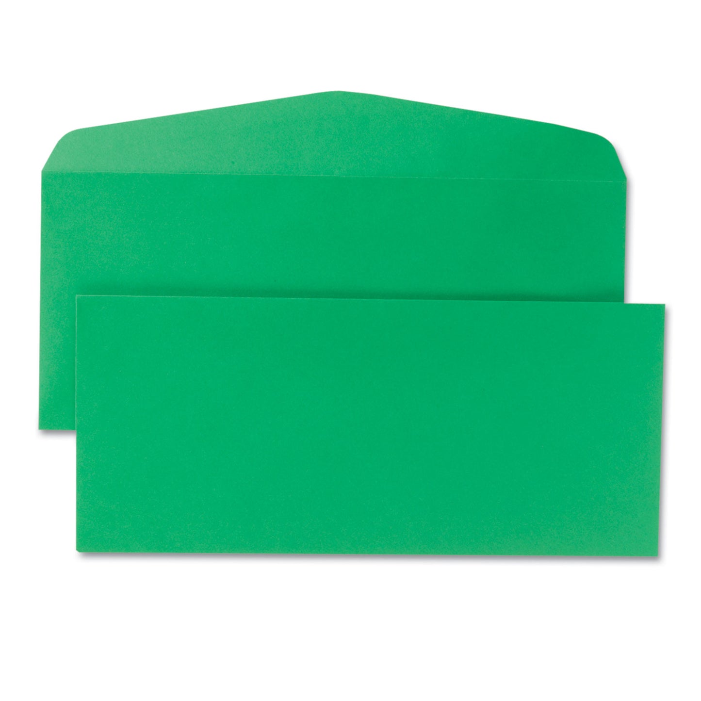 Quality Park Colored Envelope, #10, Commercial Flap, Gummed Closure, 4.13 x 9.5, Green, 25/Pack (11135)
