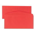 Quality Park Colored Envelope, #10, Commercial Flap, Gummed Closure, 4.13 x 9.5, Red, 25/Pack (11134)