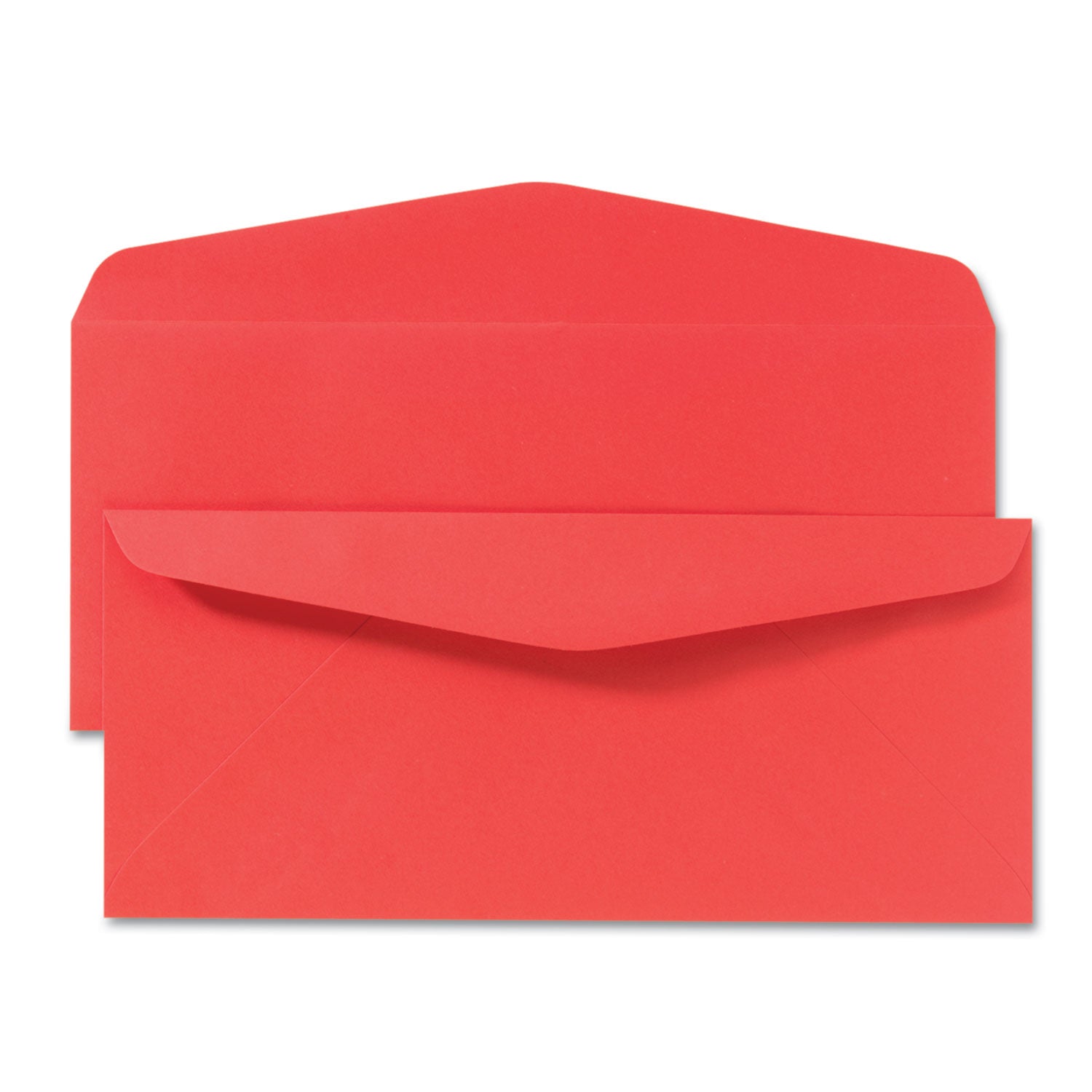 Quality Park Colored Envelope, #10, Commercial Flap, Gummed Closure, 4.13 x 9.5, Red, 25/Pack (11134)
